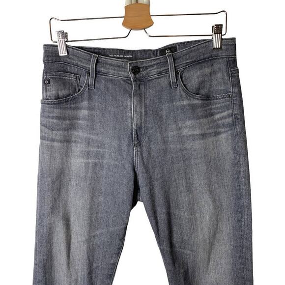 AG Adriano Goldschmied 30 x 25* The Farrah High Rise Skinny Jeans in Gray - Picture 2 of 9
